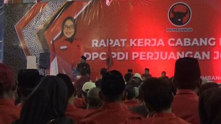 Di Rakercabsus DPC PDIP Jombang, Kader Banteng Disiapkan untuk Memenangkan Pilbup dan Pilgub