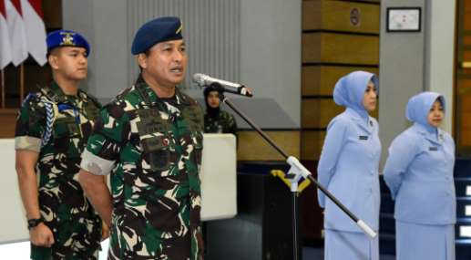 Kasau Terima Laporan Korps Kenaikan Pangkat Enam Pati TNI AU