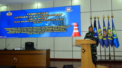 Danseskoal Buka Latihan Posko Olah Yudha