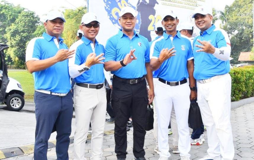 Danlantamal III Jakarta Hadiri Pembukaan Turnamen Golf Kasal Cup Tahun 2024