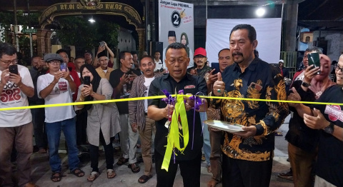 Cabup Sugiri Resmikan Posko Pemenangan Rilis, Inisiatif Warga
