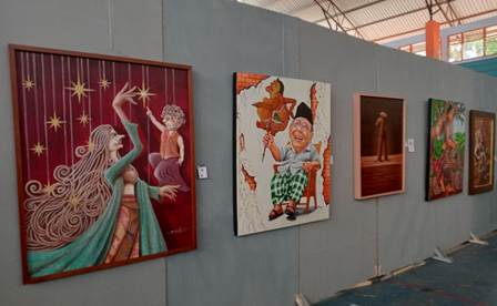 Kopi Jombang Gelar Pameran Lukisan Bertajuk ‘Artmosfir’ di GOR Merdeka