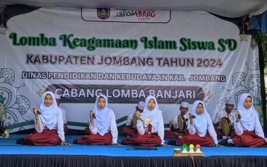 Melihat Keseruan Lomba Keagamaan SD yang Digelar Disdikbud Jombang