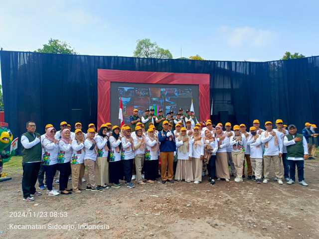 KPU Jatim Gelar Apel Menandai Dimulainya Distribusi Logistik Serentak Pilkada 2024