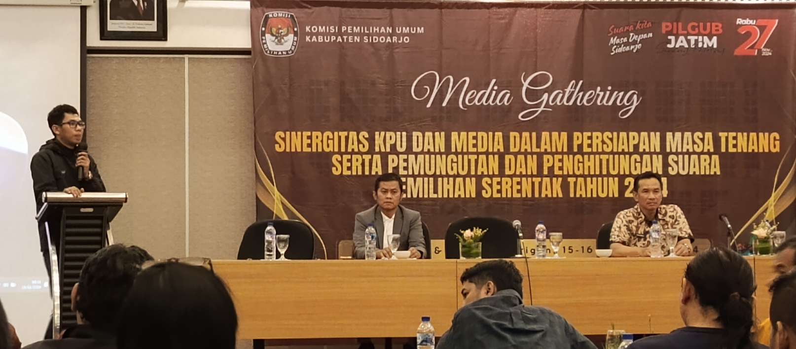 Suhu Politik di Sidoarjo Mulai Memanas, KPU Gelar Media Gathering Dengan Insan Pers