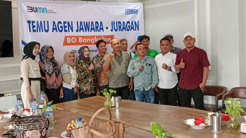 BRI Bangkalan Pererat Hubungan dengan Para Agen Sebagai Ujung Tombak Daerah Terpencil