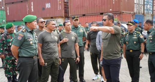Kunker ke Satangair,  Kasad Periksa Kesiapan Operasional Satuan Angkutan Air TNI AD