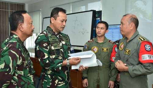 Kasau Tinjau Wargaming Latihan Angkasa Yudha 2024