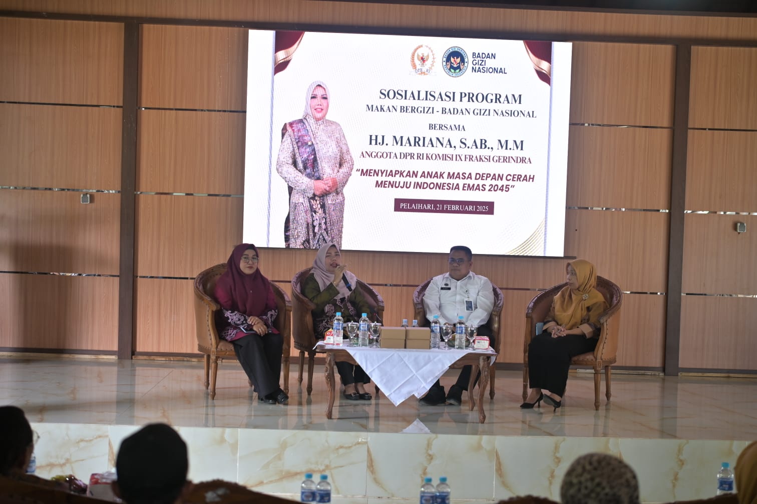Sosialisasi Program Makan Bergizi Gratis Bersama Mitra Kerja Hadir Di Kecamatan Pelaihari KalSel