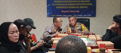 Awak Media Ngopi Bareng Bersama Kapolsek Menganti, Demi Wujudkan Kondusifitas Kamtibmas