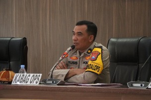 Jelang Ramadhan Polres Gresik Gelar Latihan Pra Operasi Pekat Semeru 2025