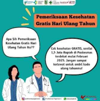 Siapa Berulang Tahun? Gratis Lo Cek Kesehatan dan Pemeriksaan di Setiap Puskesmas Seluruh Kabupaten Pacitan