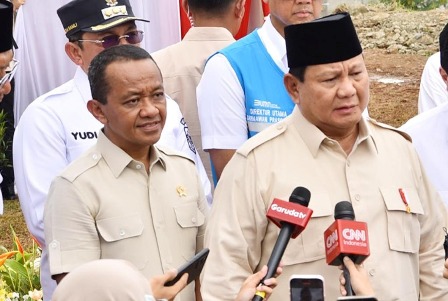 Hadir di HUT Gerindra, Bahlil Ungkap Golkar Dukung Prabowo Dua Periode