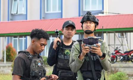 Antisipasi Gangguan KKB, Satgas Ops Damai Cartenz 2025 Pantau Yalimo dari Udara