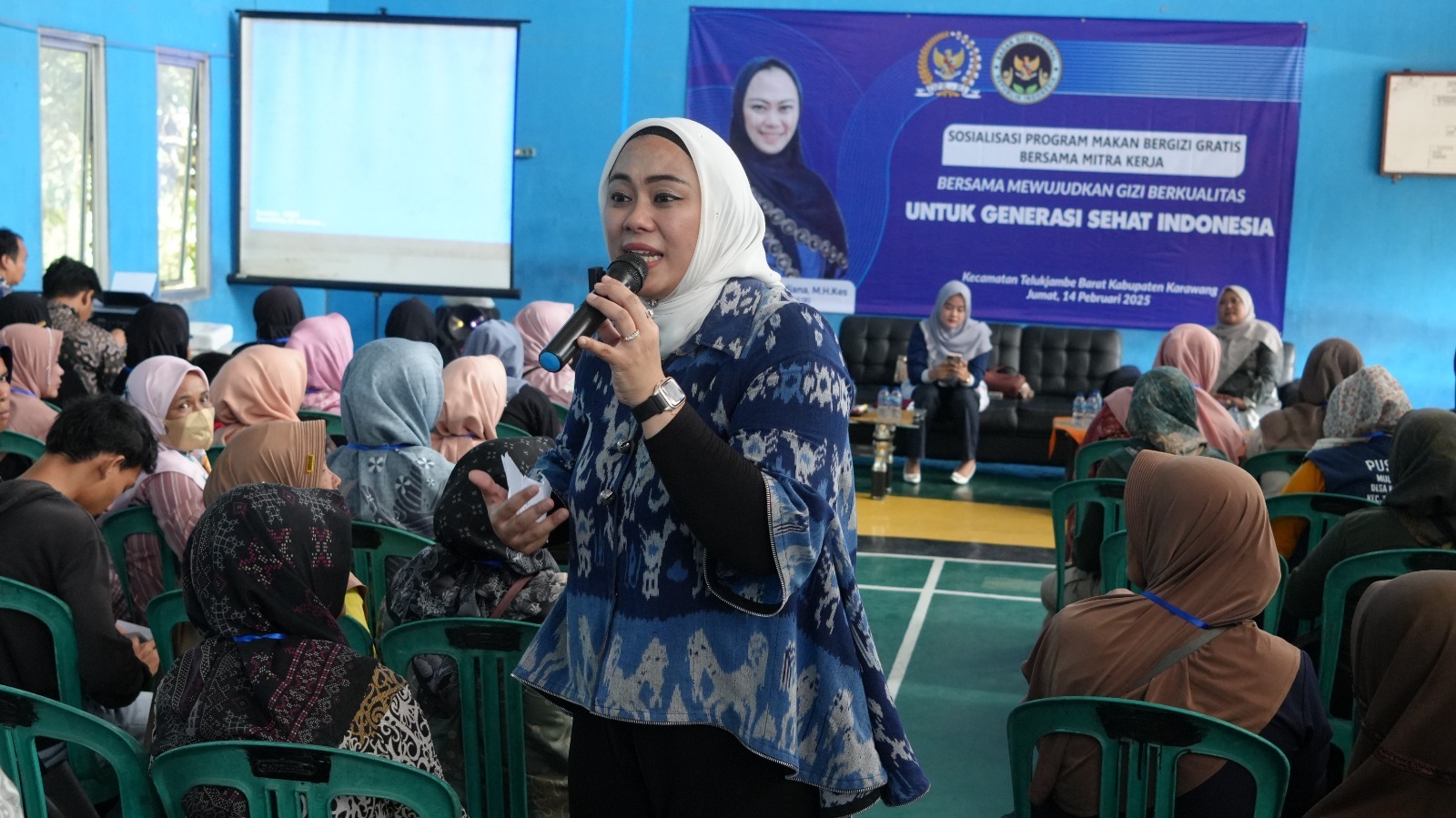 Sosialisasi program Makan Bergizi Gratis di Kabupaten Karawang Berjalan Lancar
