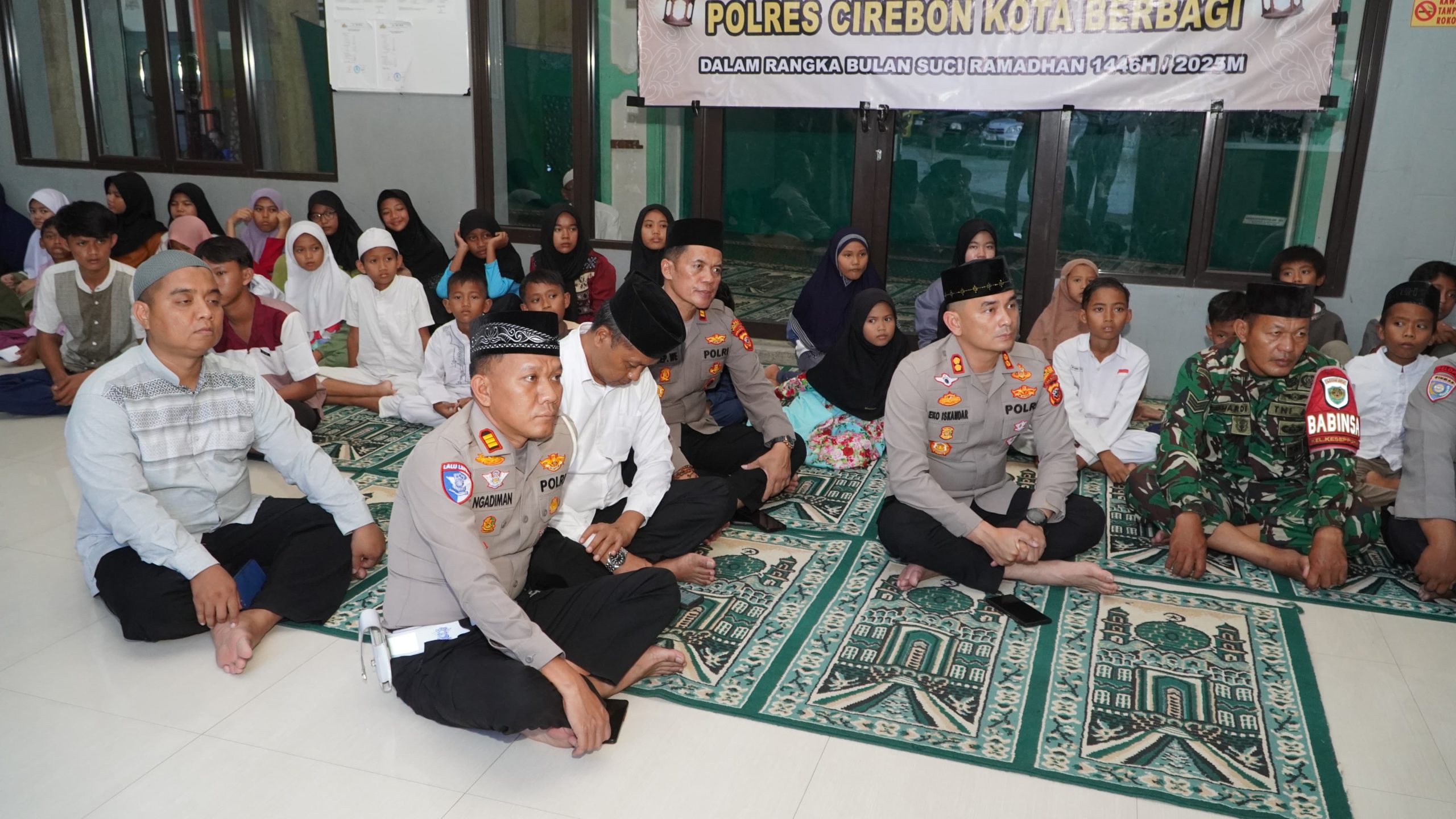 Polres Cirebon Kota Gelar Bakti Sosial dan Penyerahan Bantuan Serentak di Bulan Ramadan
