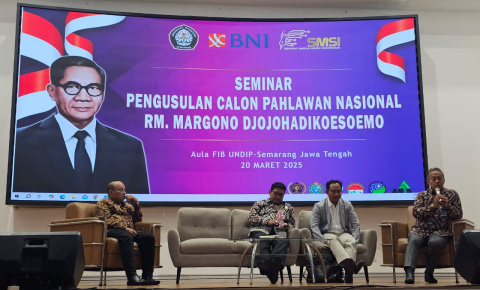 Seminar di Undip, SMSI Usulkan RM Margono Djojohadikoesoemo sebagai Pahlawan Nasional