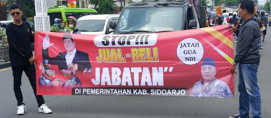 Aliansi Sidoarjo Bersih Tuntut Mulyono Mundur Dari Dewan Pengawas RSUD Notopuro
