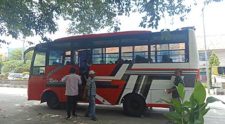 Bulan Puasa Tiba Penumpang Bus di Pemalang Tiada