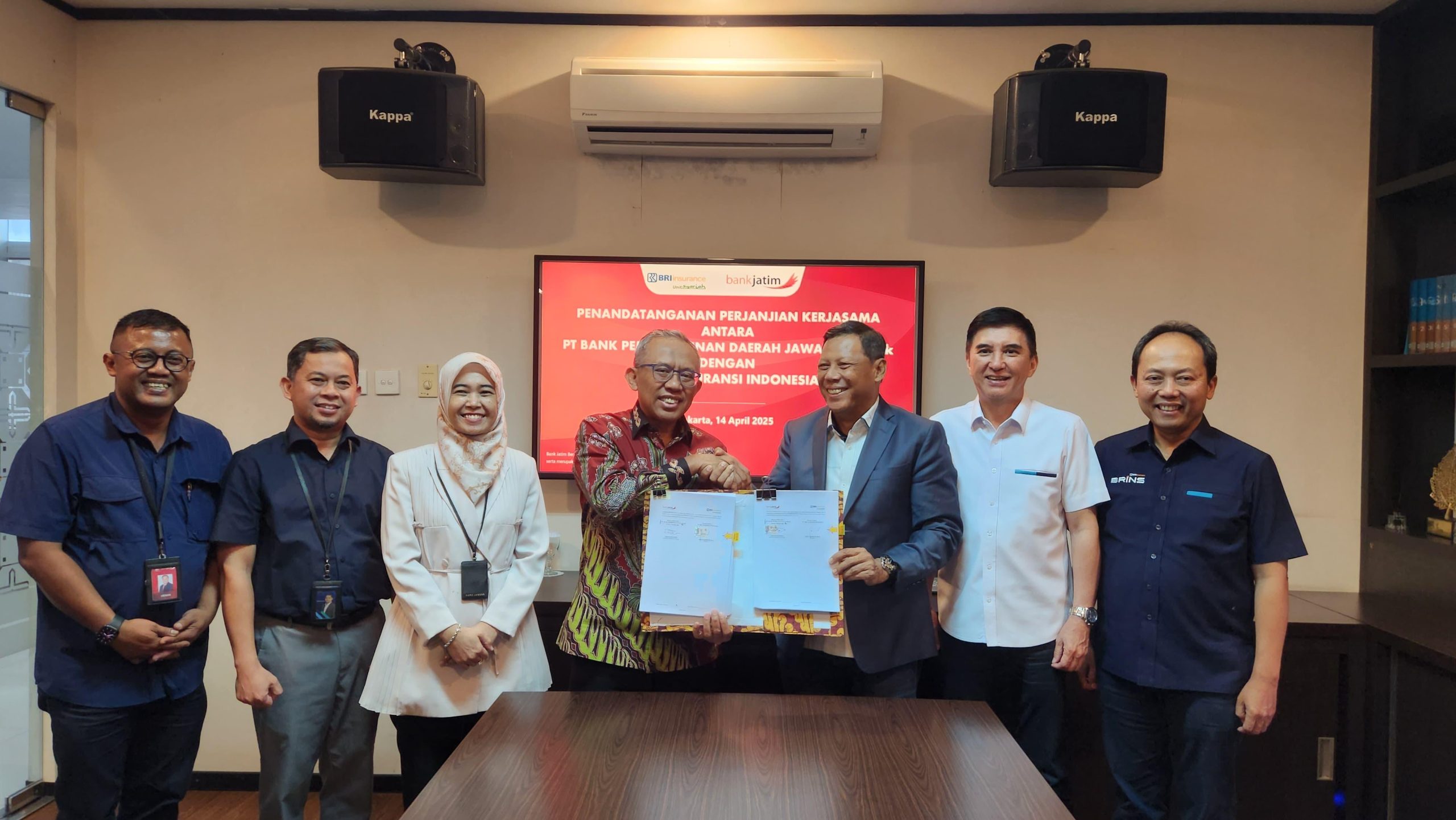 Perkuat Bisnis dan Layanan, Bank Jatim Jalin Sinergitas dengan BRINS