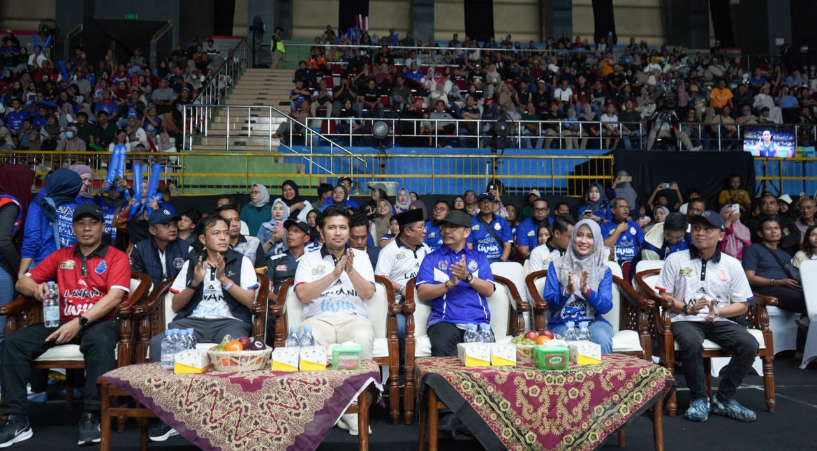 Dominasi LavAni Berlanjut, Tumbangkan Palembang Bank Sumsel 3-0 di Proliga Kediri