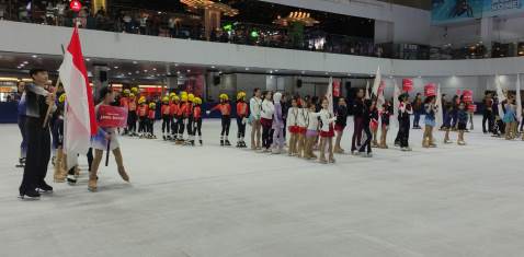 Meningkatnya Peserta Di Kejurnas Ice Skating Indonesia