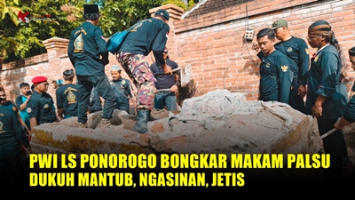 Video PWI LS Ponorogo Bongkar Makam Palsu di Mantup
