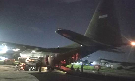 Operasi Bantuan Kemanusiaan, Hercules TNI AU Terbangkan 10.446 Kg Bantuan ke Myanmar