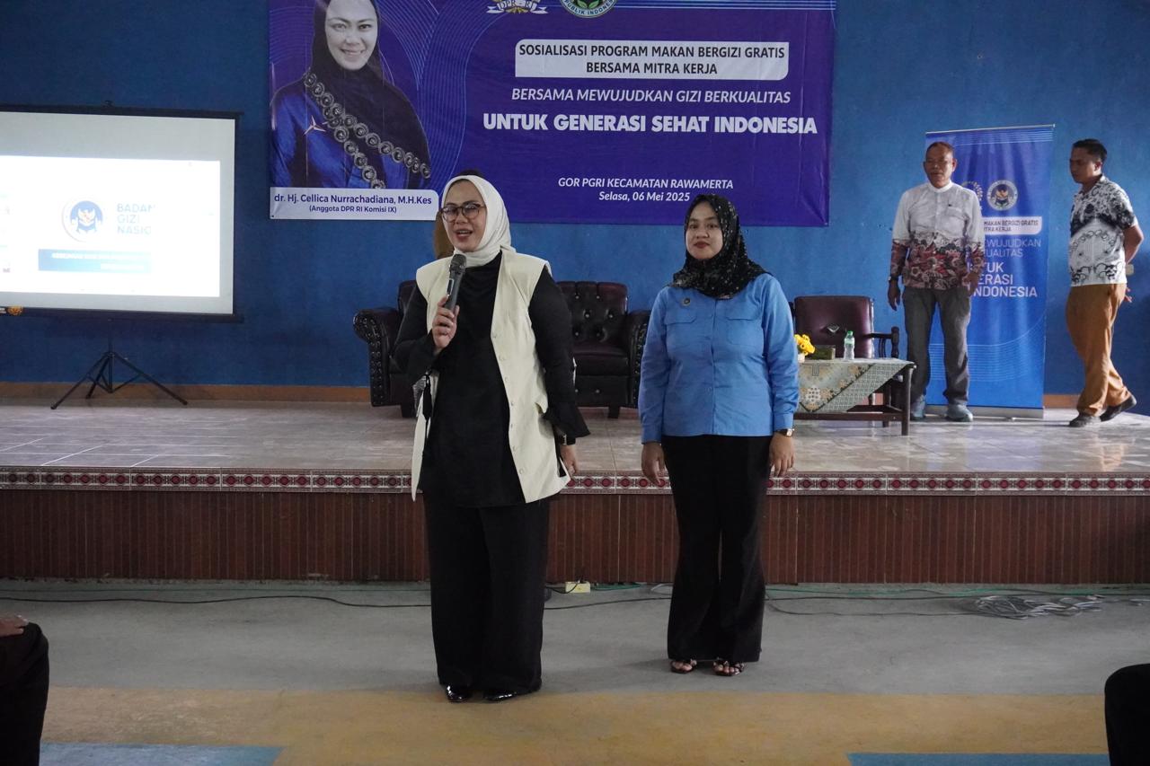 Sosialisasi Program Makan Bergizi Gratis di Karawang Berjalan Lancar