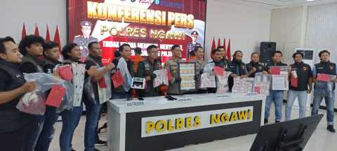 Polres Ngawi Ungkap Peredaran Uang Palsu Lintas Provinsi