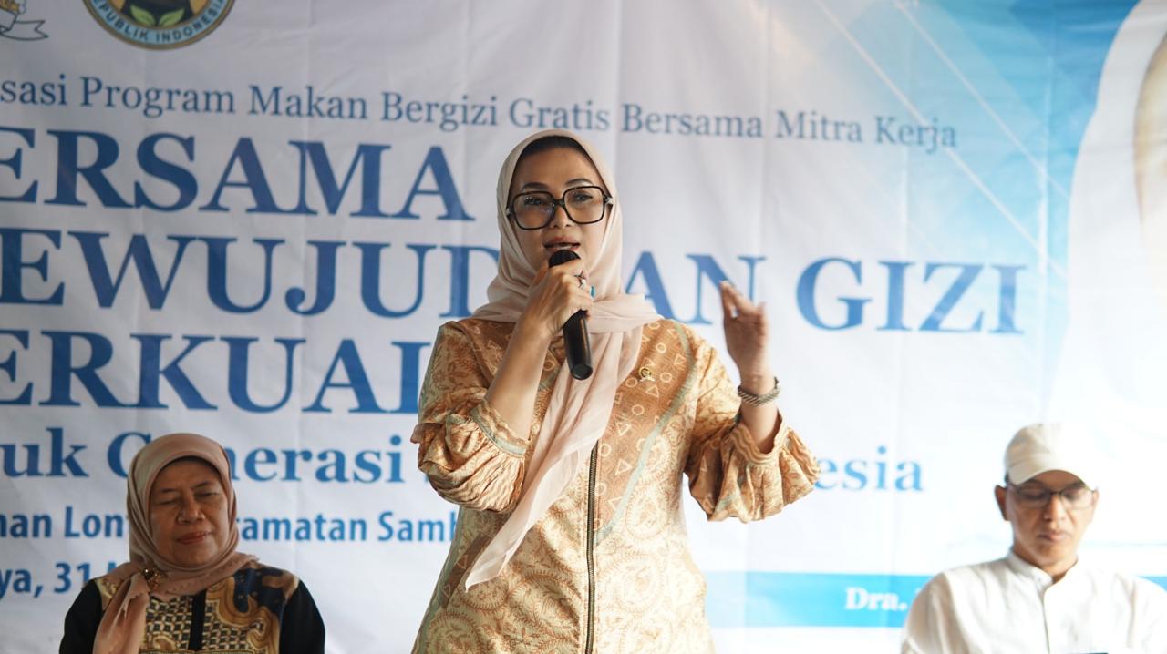 Dukung Asta Cita, Pemerintah Sosialisasikan Program MBG di Sambikerep Surabaya