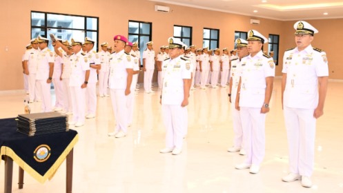 Danlantamal III Jakarta Hadiri Sertijab Enam Jabatan Penting di Lingkungan Koarmada I