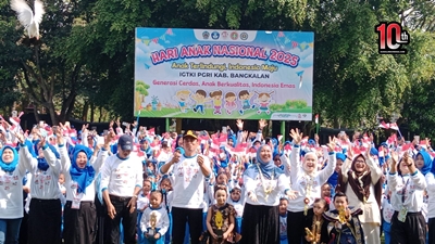 Peringatan Hari Anak Nasional 2025 di Bangkalan, Berjalan Meriah