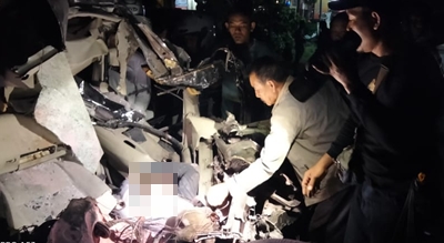 Avanza Hantam Truk di Sawoo Ponorogo Dua Meninggal di TKP, Satu Luka Berat