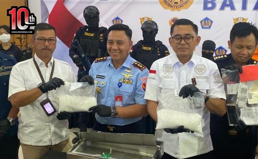 TNI AU, Avsec Bandara, dan Bea Cukai Gagalkan Penyelundupan 5.120 Gram Narkotika di Bandara Internasional Hang Nadim