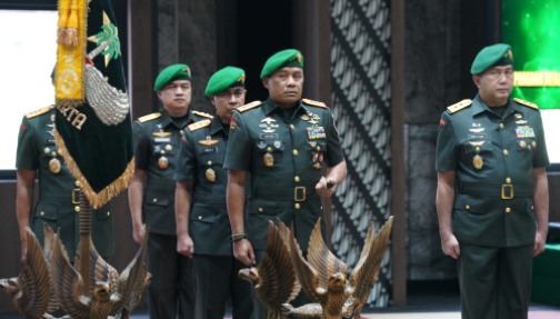 Dankodiklatad Hadiri Sertijab Tiga Jabatan Strategis TNI AD
