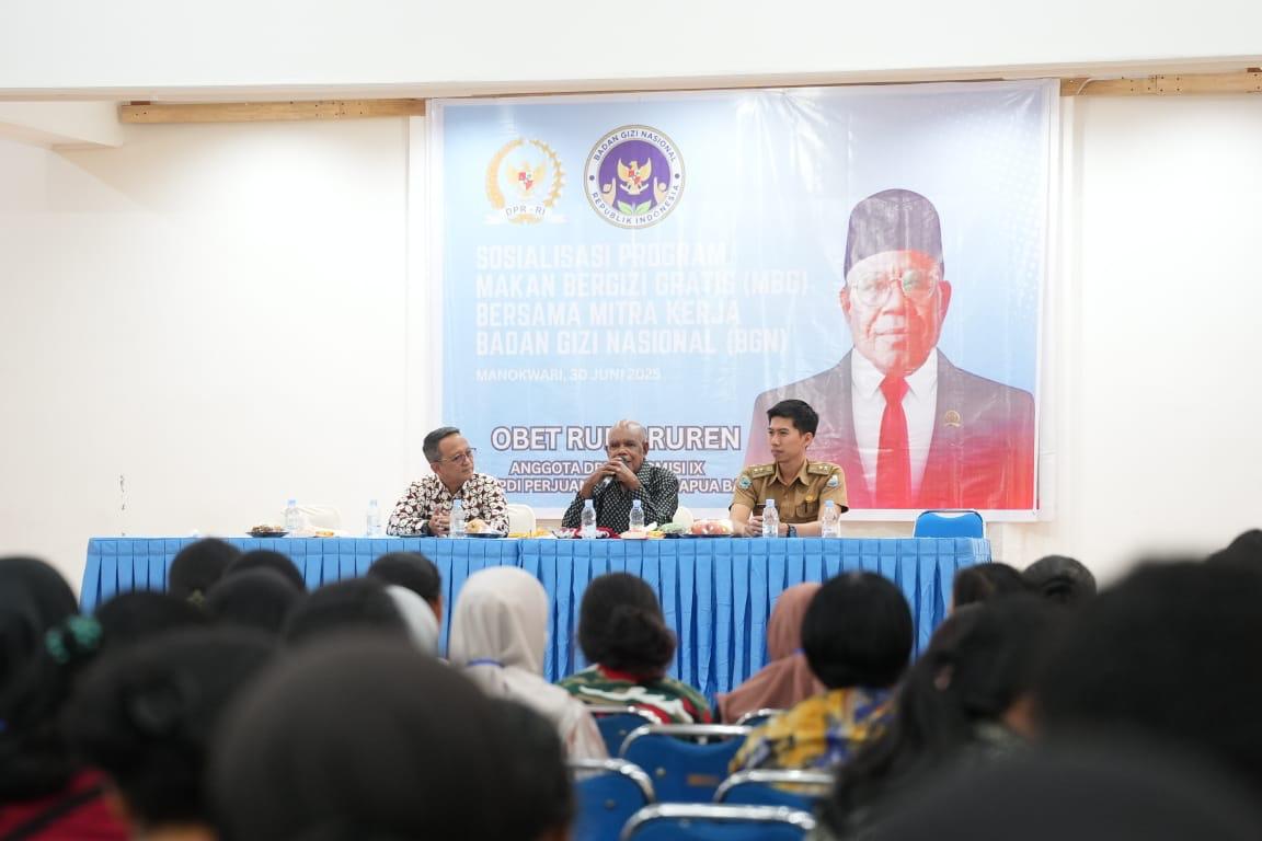Badan Gizi Nasional Sosialisasikan Program Makan Bergizi Gratis di Manokwari, Dorong Peningkatan Gizi dan Ekonomi Lokal