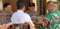 Peringati HUT ke 79 Bhayangkara, Polsek Wringinanom Gelar Santunan Yatim