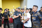 Olahraga Bersama di Stadion Gejos Meriahkan HUT Ke 79 Bhayangkara Polres Gresik : Perkuat Sinergi dan Kebersamaan