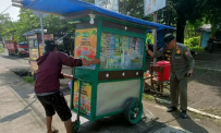 Langgar Aturan, Sejumlah Pedagang Ditertibkan Satpol PP Pemalang