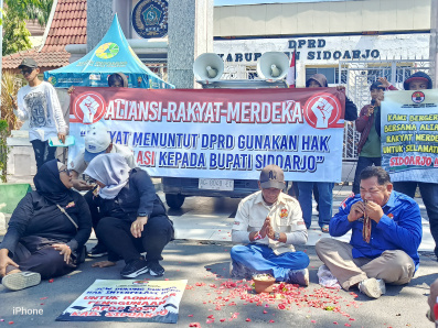 ARM Sidoarjo Desak DPRD Gunakan Hak Interpelasi Kepada Bupati