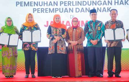 Menteri PPPA Puji Terobosan Kerja Sama Perlindungan Perempuan dan Anak Pertama di Indonesia, Inisiatif Gubernur Khofifah Jadi Role Model Nasional