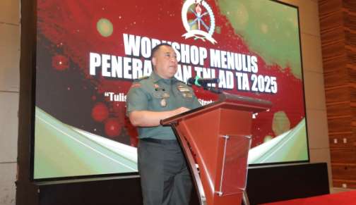 Asah Keterampilan Menulis, Dispenad Gelar Workshop Penulisan Berita dan Penulisan Strategis