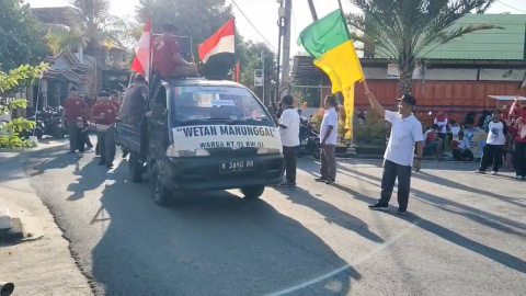 Jalan Sehat Semarak HUT ke-80 RI, Pemerintah Desa Turi Gelar Acara Meriah
