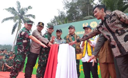 Kasad Resmikan Fasilitas Pengairan Untuk Petani Brebes