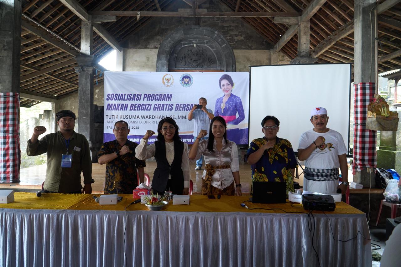 Desa Adat Akah Bali Mendapat Sosialisasi Program Makan Bergizi Gratis