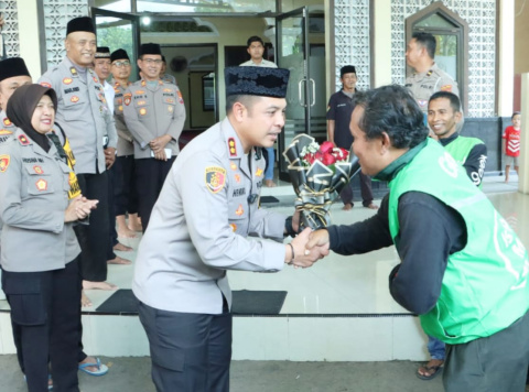 Polres Bangkalan Gelar Do’a BersamaUntuk Almarhum Affan Kurniawan