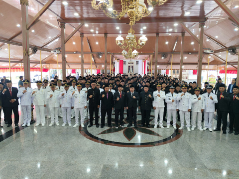 Pelantikan Kali Kedua, Ratusan Pejabat di Bangkalan Terangkut Gerbong Mutasi, Promosi dan Pengukuhan