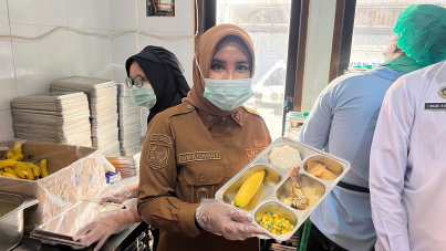 Wabup Mimik Sidak Dapur MBG di Dua Lokasi, Apresiasi Kehigienisan Dapur dan Bahan Makanan