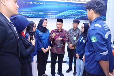 Tampil di Final IPEC 2, Mahasisiwa Polteknaker Diminta Bawa Nama Baik Kemnaker